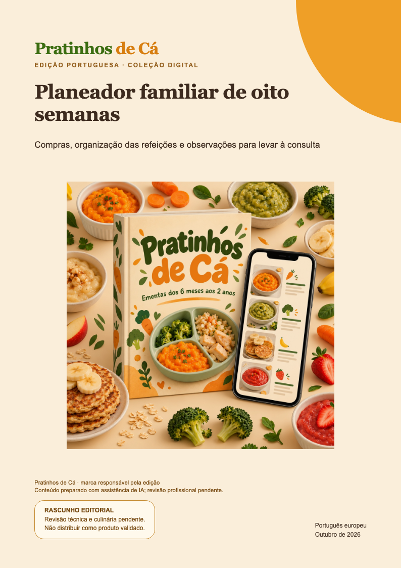 Capa de Planeador da alimentação complementar